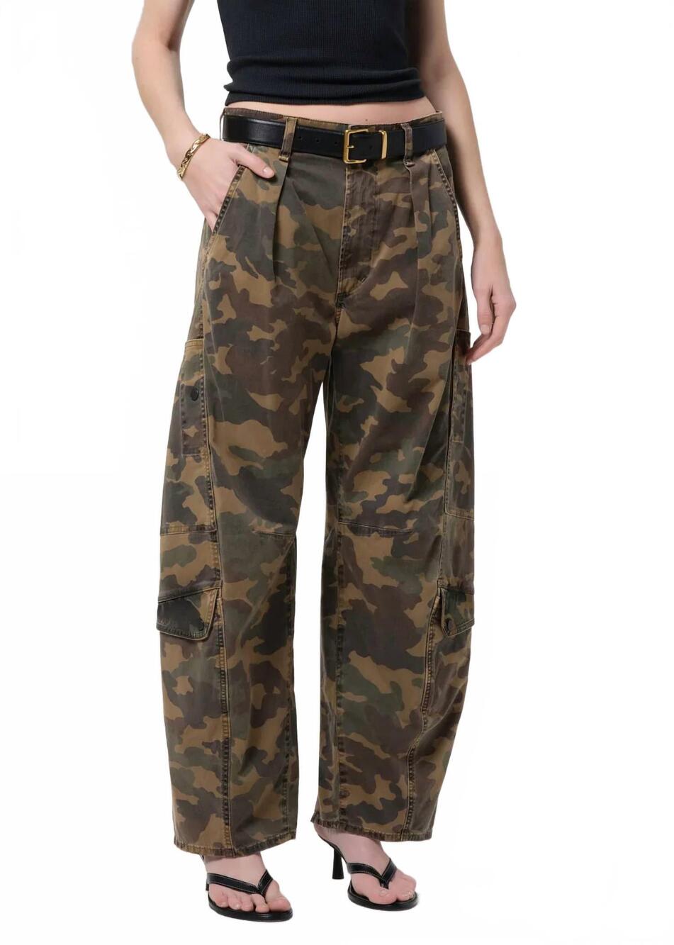 NEW CITIZENS OF HUMANITY flight cargo pant in camo - Picture 5 of 6